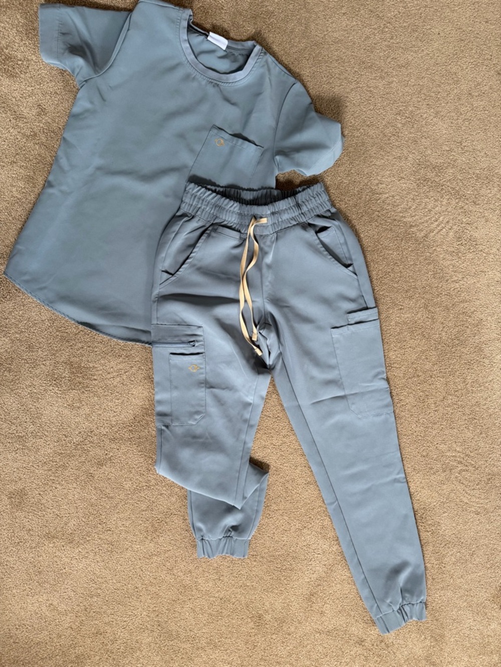 Cozy Two-Piece Lounge Set in Slate Blue